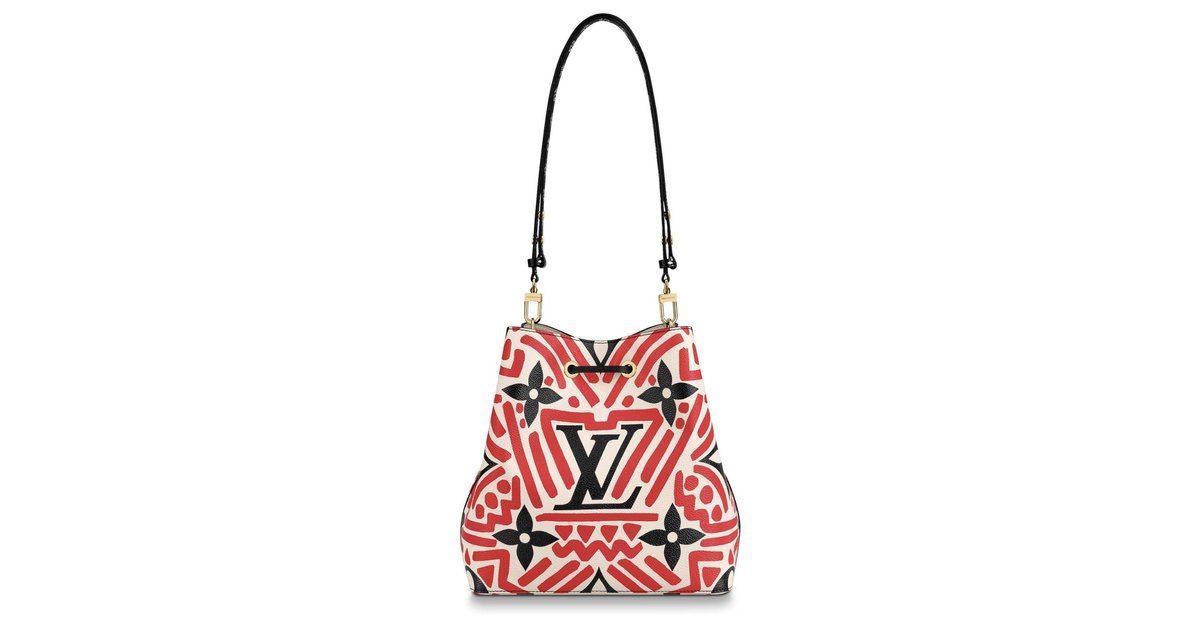 NEW IN BOX Louis Vuitton Ltd. Edition CRAFTY RED NEO NOE Handbag, SUPER  RARE!!!