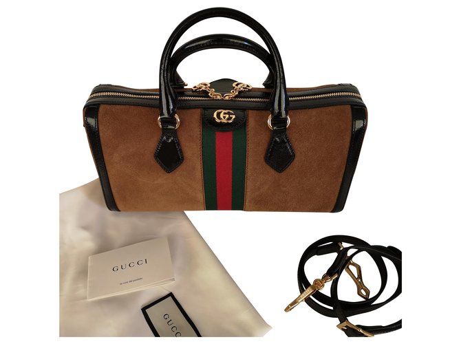 Gucci Ophidia Boston Tasche Karamell Schweden Joli Closet