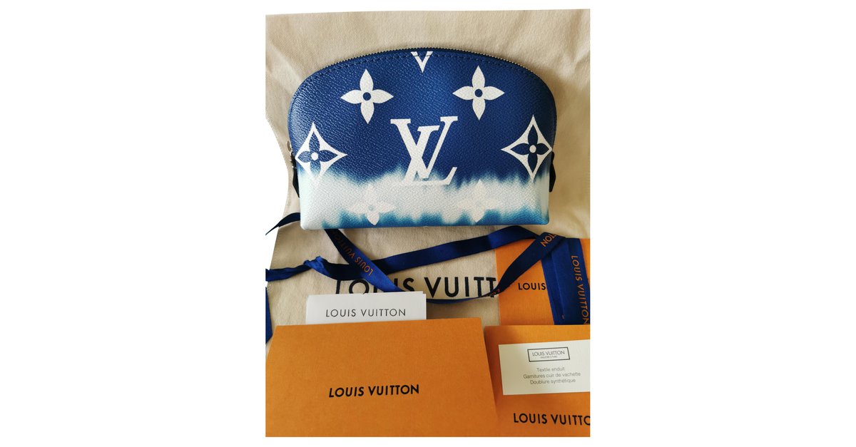 Louis Vuitton Escale new Pochette Cosmetique Blue ref.185093