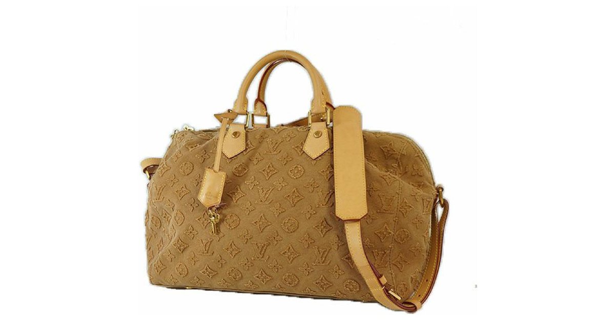 LOUIS VUITTON Speedy bandouliere 35 Womens handbag M40830 Camel ref.213084  - Joli Closet