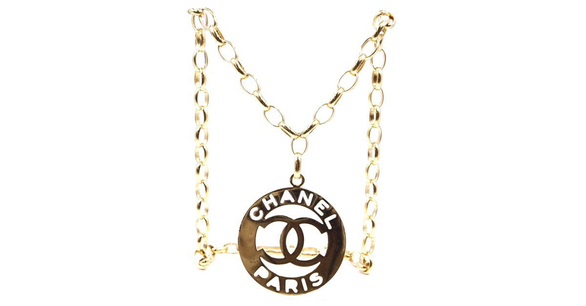 double c necklace for women chanel