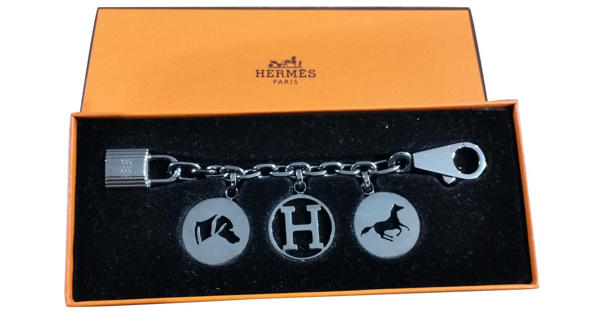 Replica Hermes Silver Breloque Bag Charm