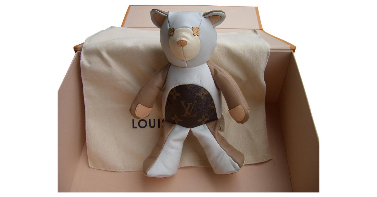 Louis Vuitton LV blanket wool Beige ref.392059 - Joli Closet