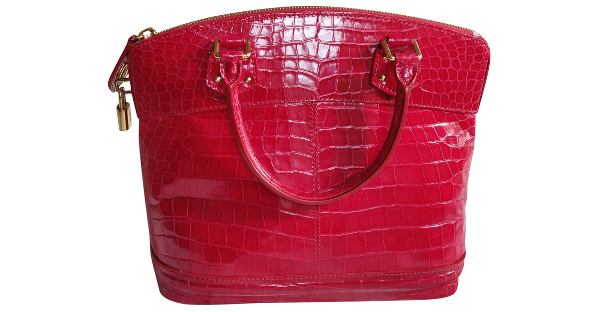 Louis Vuitton Handtaschen aus Krokodil - Orange - 32586803