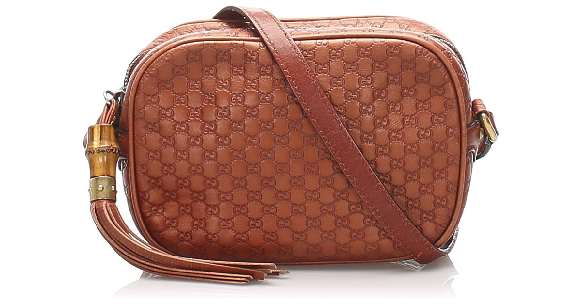 micro guccissima crossbody bag