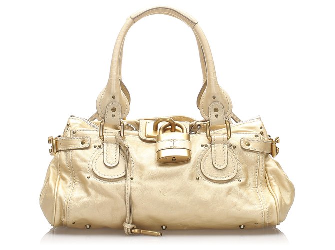 Chloé パディントン ホワイト Chloé White Leather Paddington Mini Bag ○ Labellov ○ Buy