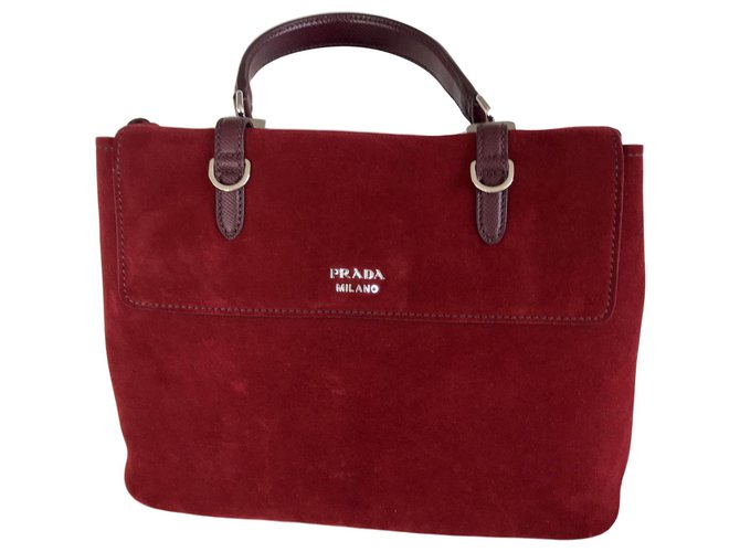 Prada Brand Prada Shoulder Bag 2020 Prada Bag 2020 Dark Red