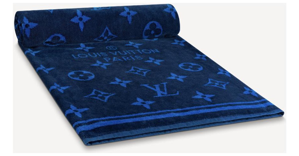 Louis Vuitton Monogram Towel - Blue Bath, Bedding & Bath - LOU745977