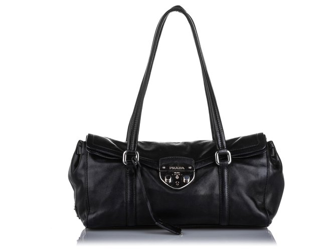 バッグ PRADA leather one shoulder bag black Prada Saffiano Leather Shoulder Bag | Saks Fifth Avenue