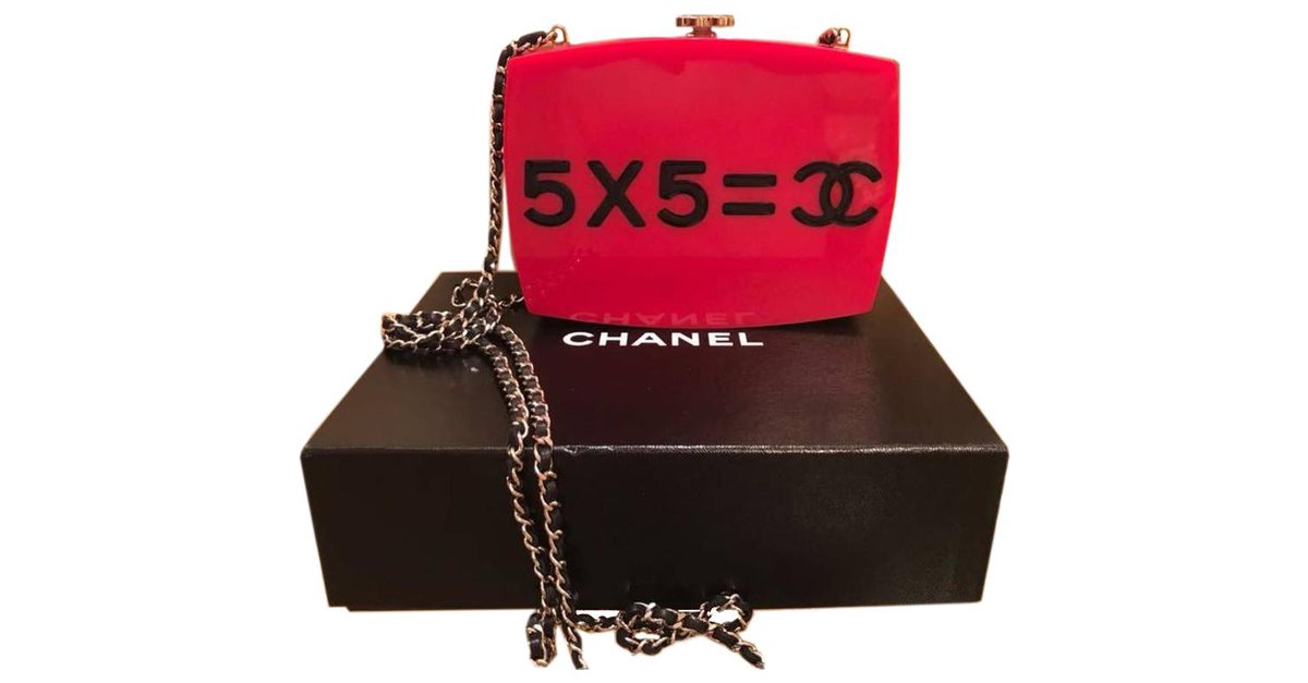 Chanel 5x5 Je Ne Suis Pas En Solde Pink ref.222297 - Joli Closet