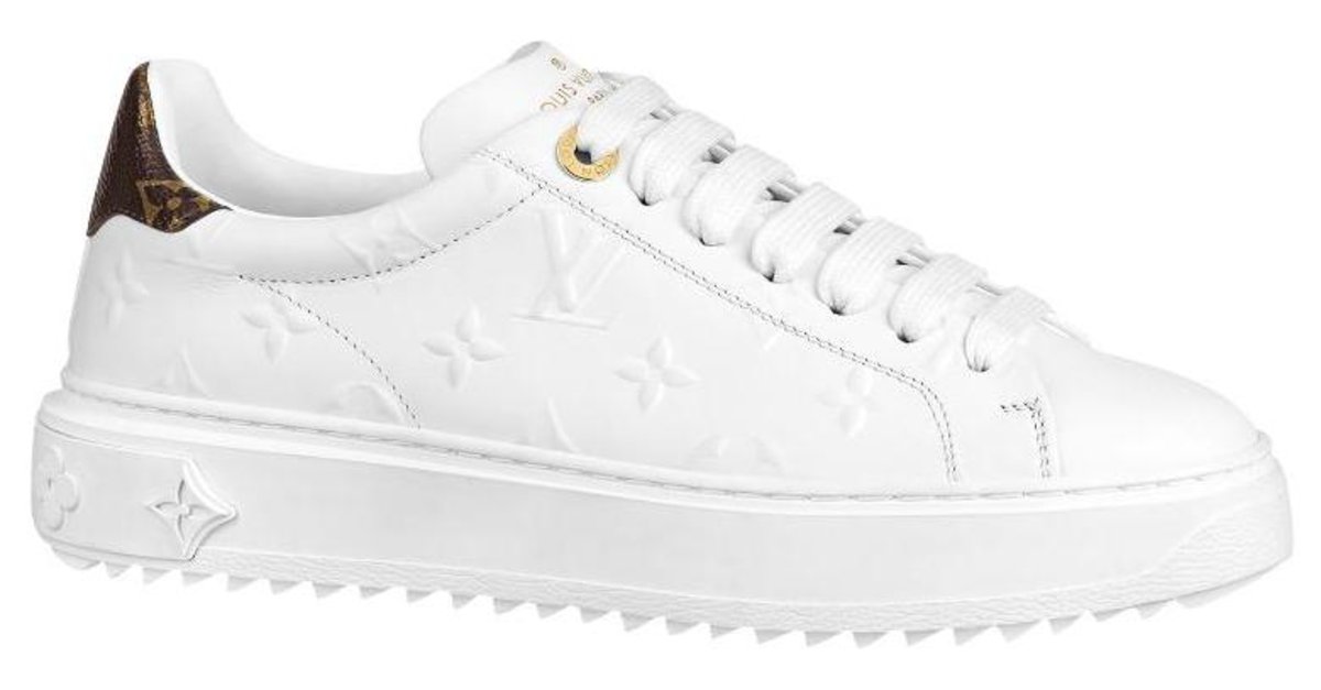 Louis Vuitton LV Time Out trainers new White Leather ref.784376