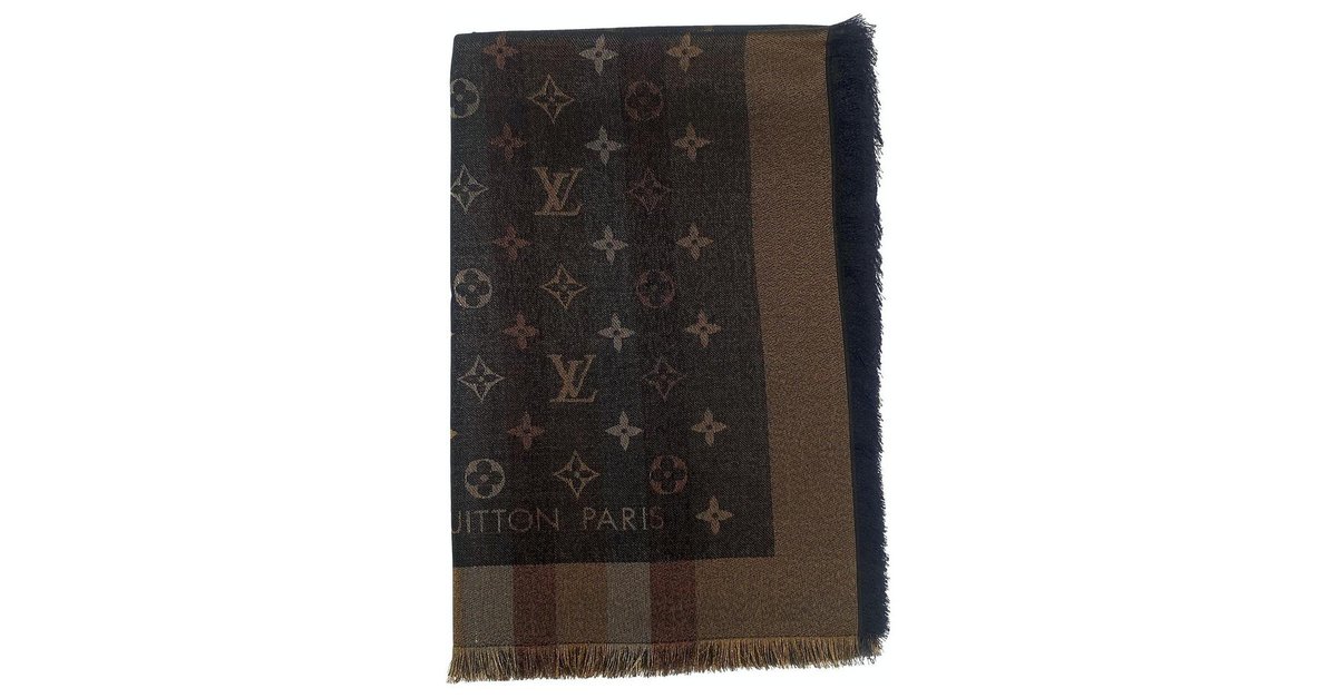 Shop Louis Vuitton MONOGRAM So shine monogram shawl (M71548, M76337) by  Sincerity_m639