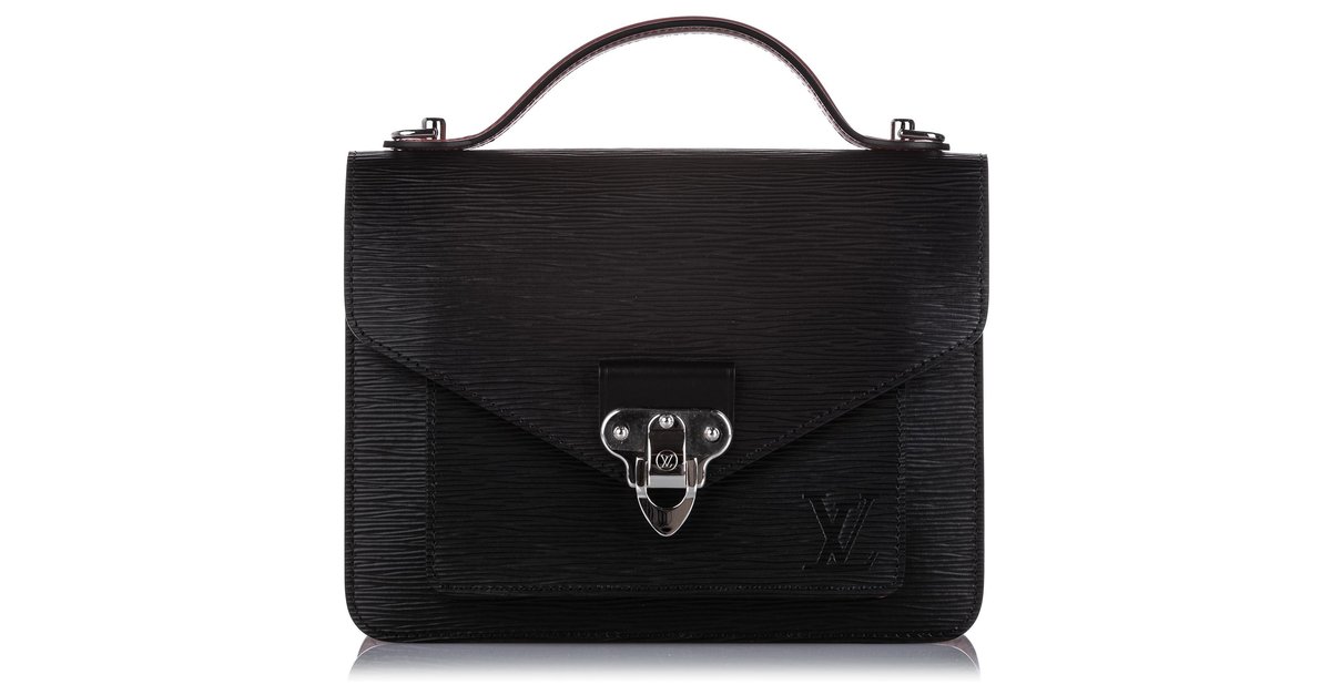 Louis Vuitton Black Epi Neo Monceau Multiple colors Leather Pony-style  calfskin ref.224039 - Joli Closet