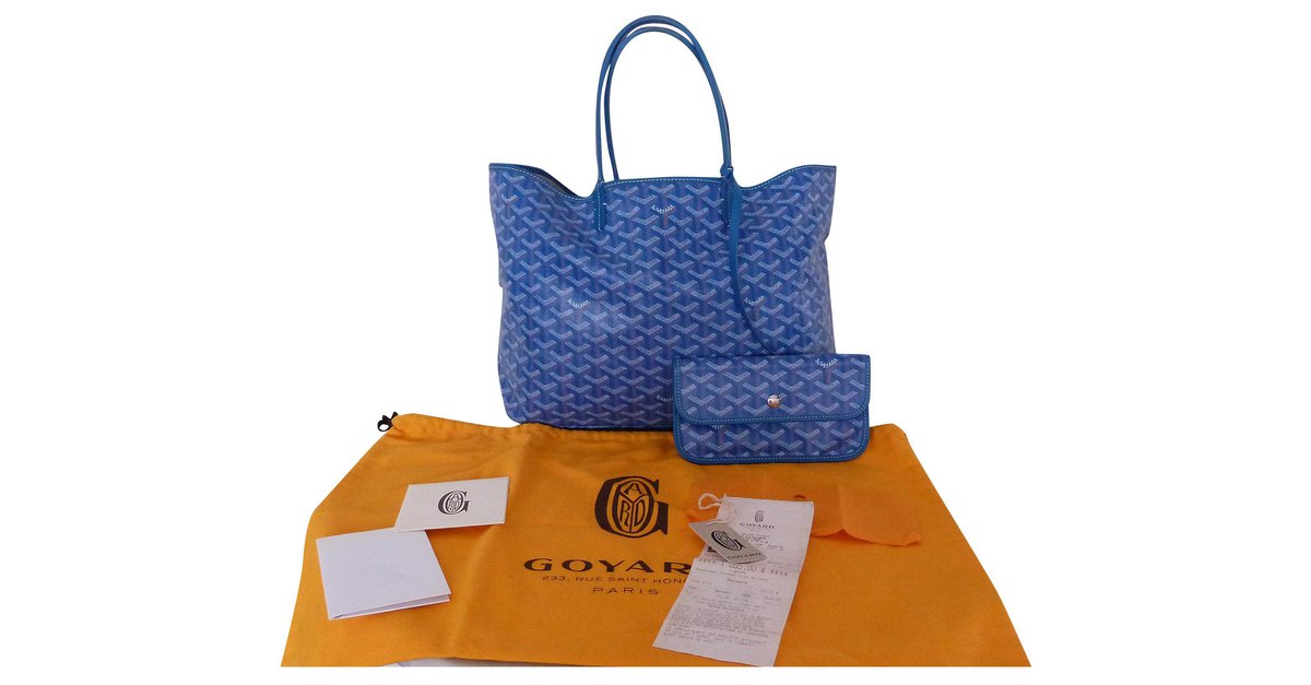 Saint-louis cloth handbag Goyard Blue in Cloth - 30375017