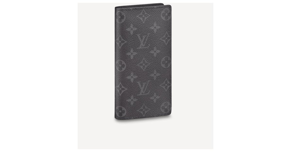 Louis Vuitton LV Brazza wallet new Grey Leather ref.228111 - Joli