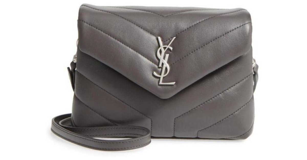 ysl toy loulou light grey