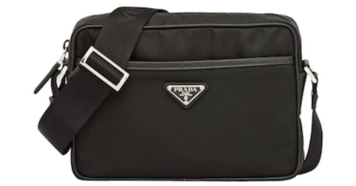 Prada Tasche Nylon-Einkaufskette Schwarz ref.941153 - Joli Closet