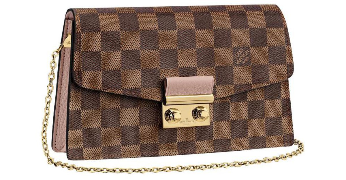 Louis Vuitton LV Croisette chain wallet Brown Leather ref.231083 - Joli  Closet