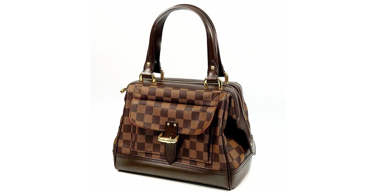 LOUIS VUITTON Knightsbridge Handbag N51201 Damier canvas Brown