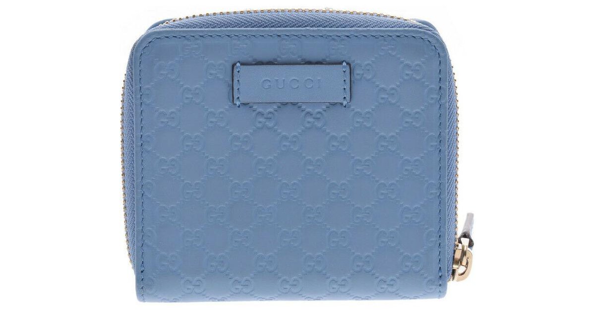 light blue gucci wallet