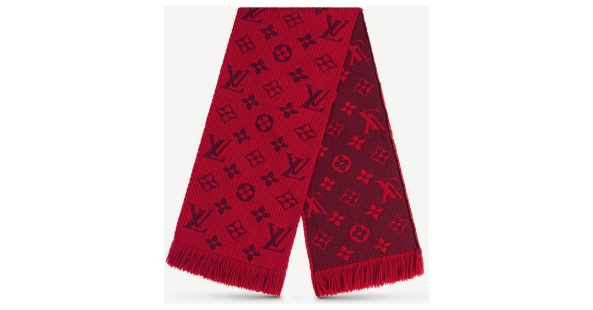 Louis Vuitton M72432 red logomania Wool ref.235529 - Joli Closet