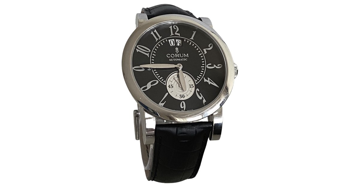 Corum Classical Grande Date Silvery Steel ref.236091 Joli Closet