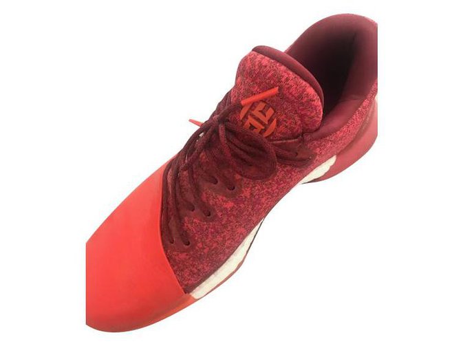 Adidas James Harden volume Red Orange Rubber Cloth