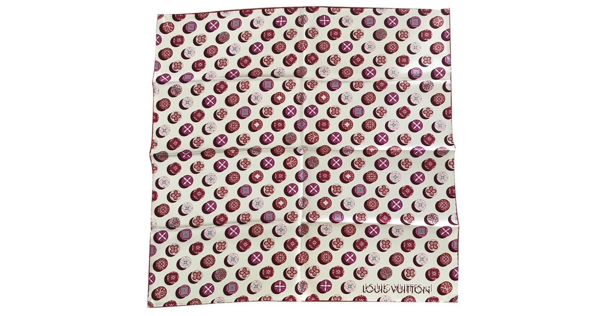 Louis Vuitton pink foulard Silk ref.237936 - Joli Closet