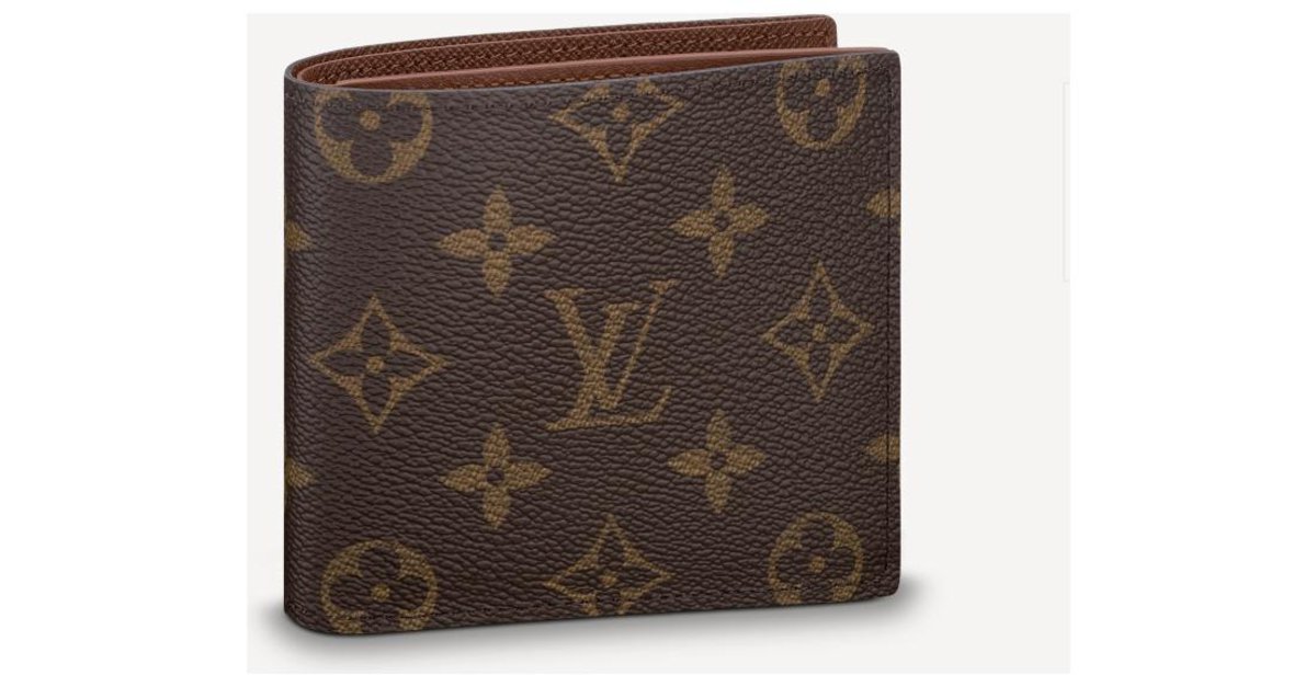 Louis Vuitton Marco Marco Wallet 2020 Ss, Brown, Large