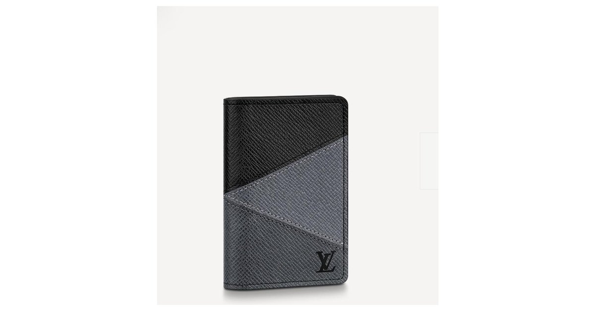 Louis Vuitton LV pocket organizer new Grey Leather ref.239236 - Joli Closet