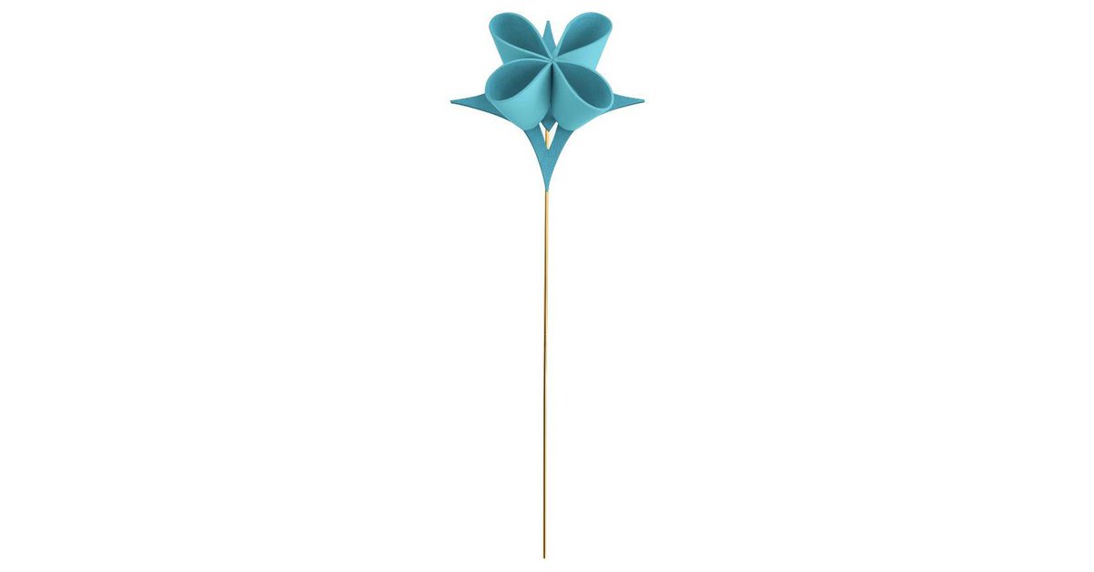Louis Vuitton LV Origami flower Turquoise Blue Leather ref.240188 - Joli  Closet