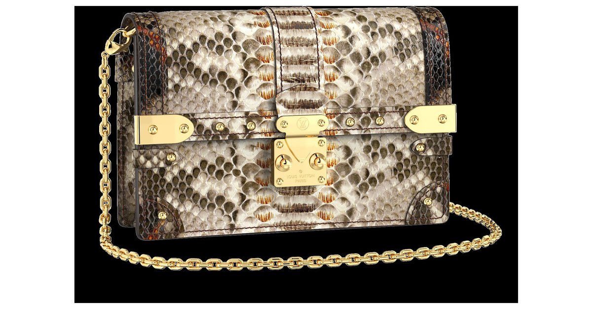 Louis Vuitton Wallets Python print Leather ref.10472 - Joli Closet