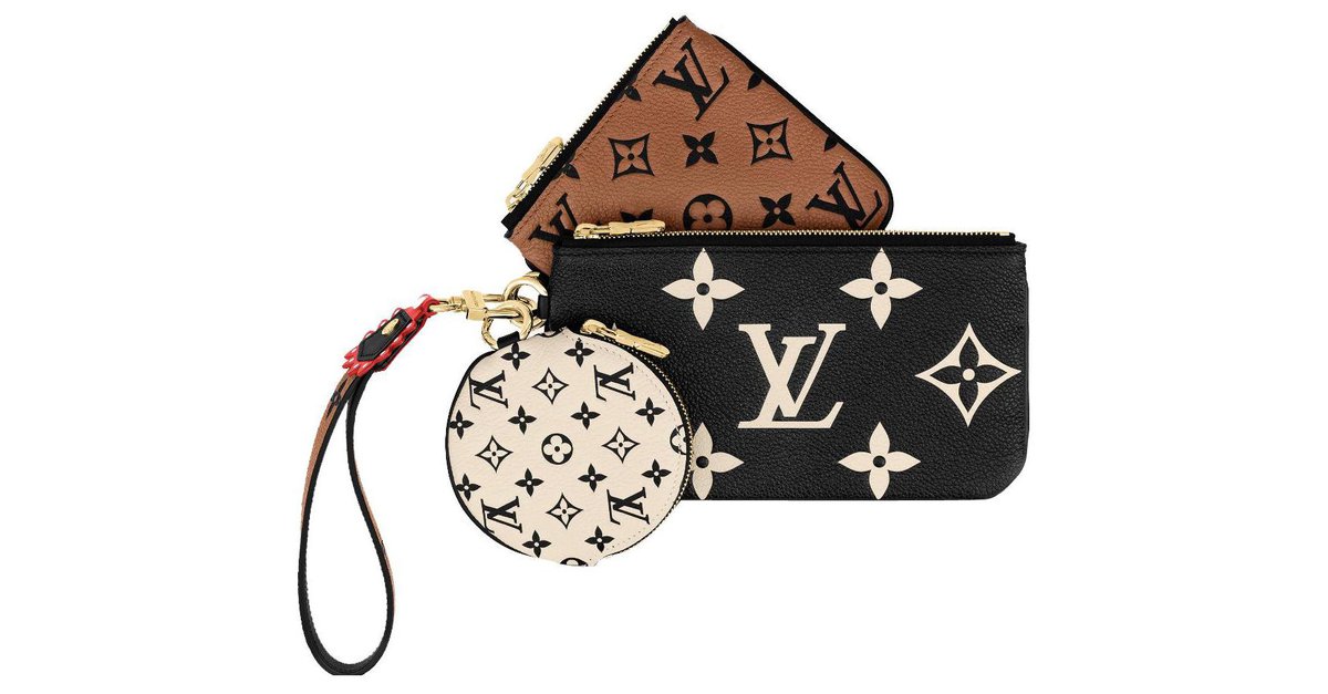 Louis Vuitton Square Medium Pouch And Wristlet Of The Trio Pouch– Pom's  ReLuxed