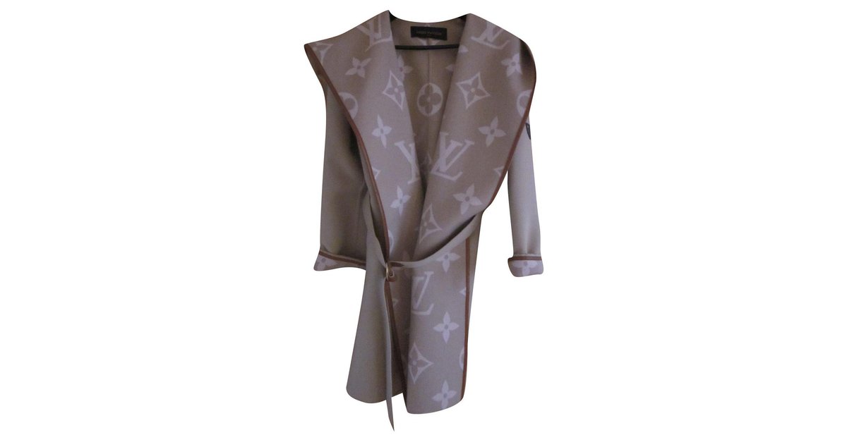 Louis Vuitton® Hooded Wrap Coat  Hooded wrap coat, Wrap coat, Coat