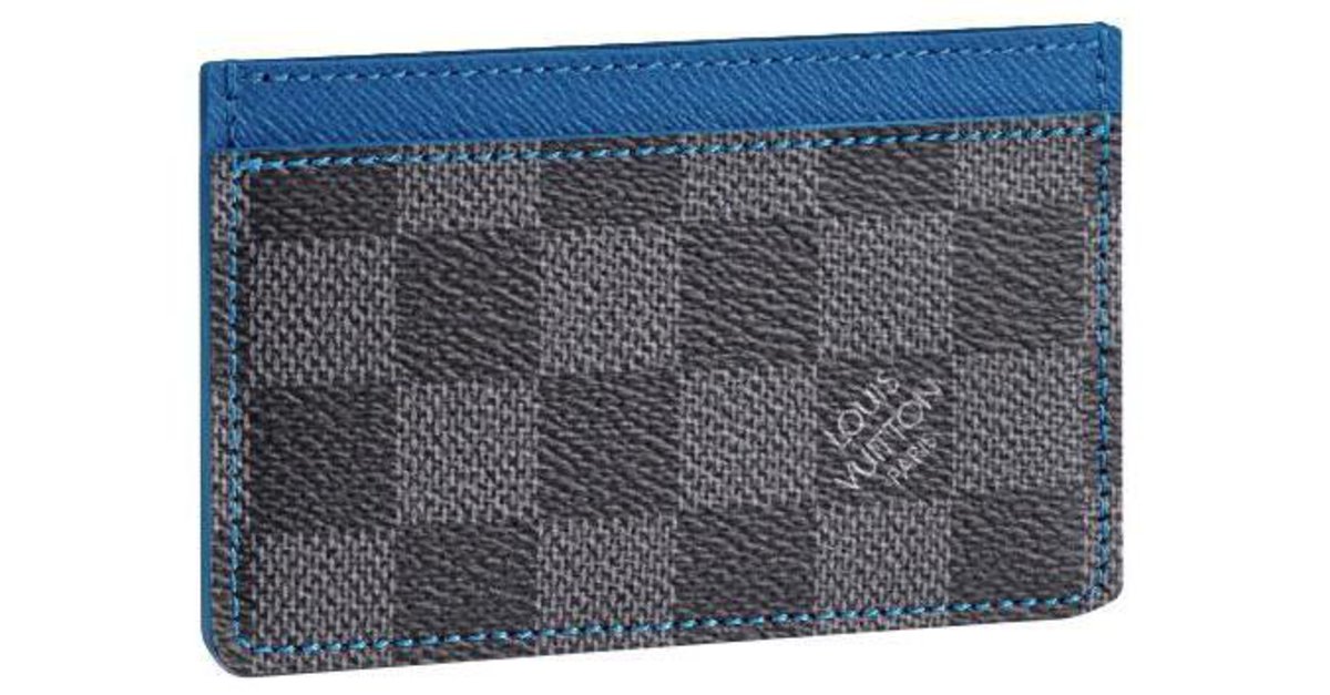 Louis Vuitton Mens Card Holders, Blue