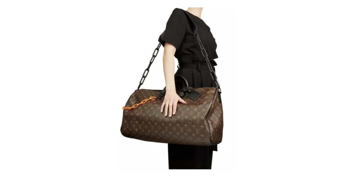 Louis Vuitton Keepall 45 Brown Cloth ref.386322 - Joli Closet