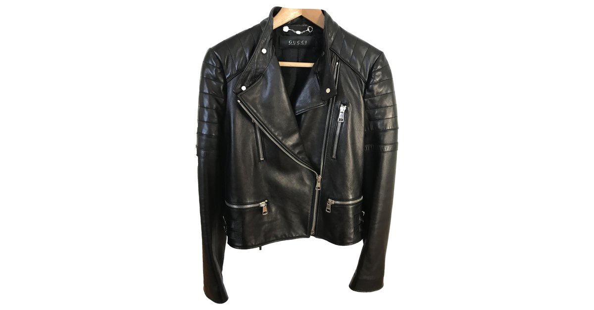 Gucci Leather jackets for Women, Online Sale up to 72% off