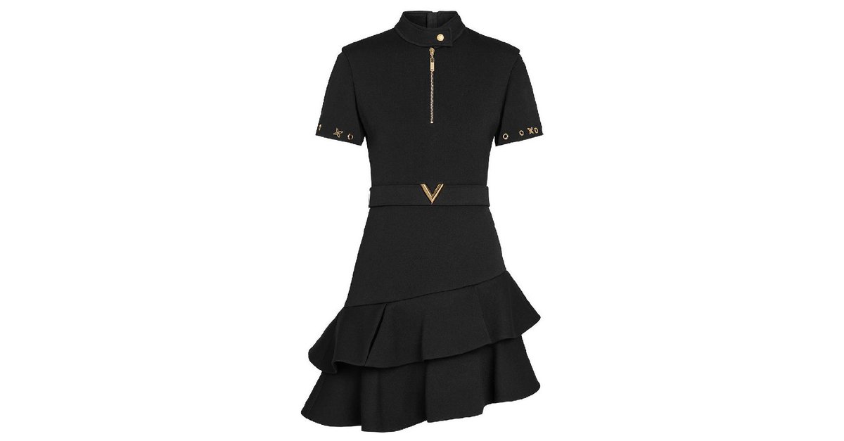 Louis Vuitton Kleid in Schwarz  Designerartikel kaufen bei Vite