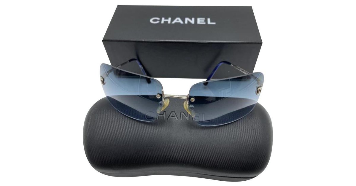 CHANEL CHANEL sunglasses eyewears 4251J 124/72 Blue NEW Women logo