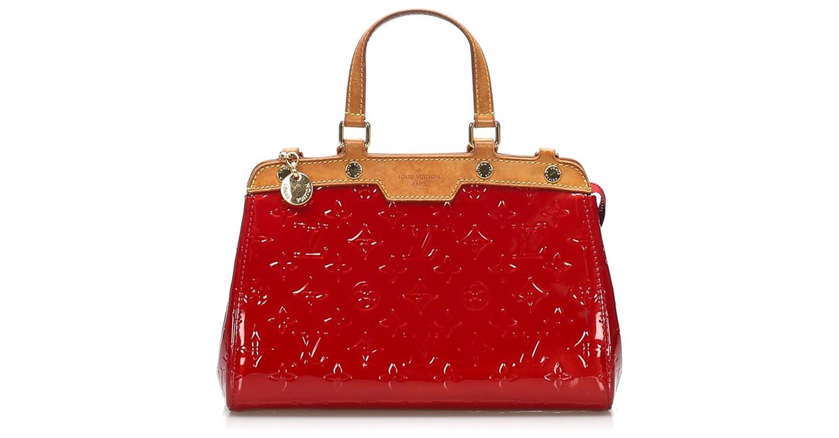 Louis Vuitton Vernis Brea PM NM Cerise – Coco Approved Studio