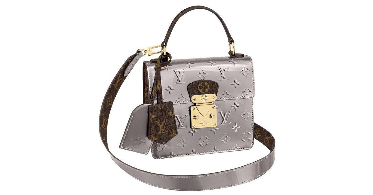 Louis Vuitton Mint Monogram Vernis Leather Spring Street Bag