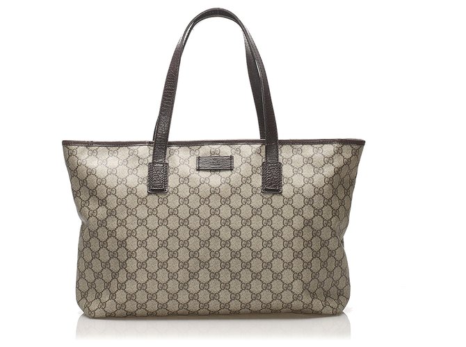 トートバッグ GUCCI Gg supreme fabric shopping bag GUCCI グッチ トートバッグ GG柄 211134 GGスプリーム レザー