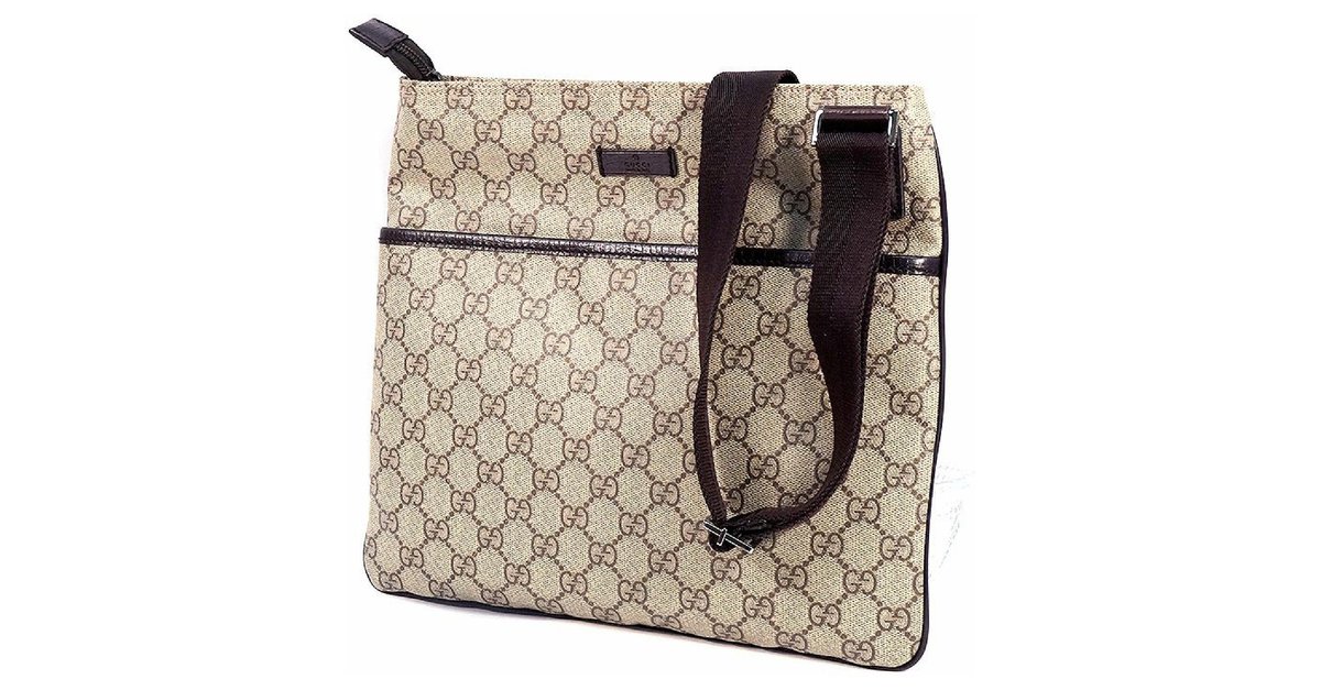 Gucci Shoulder Bag Beige Cloth ref.309269 - Joli Closet