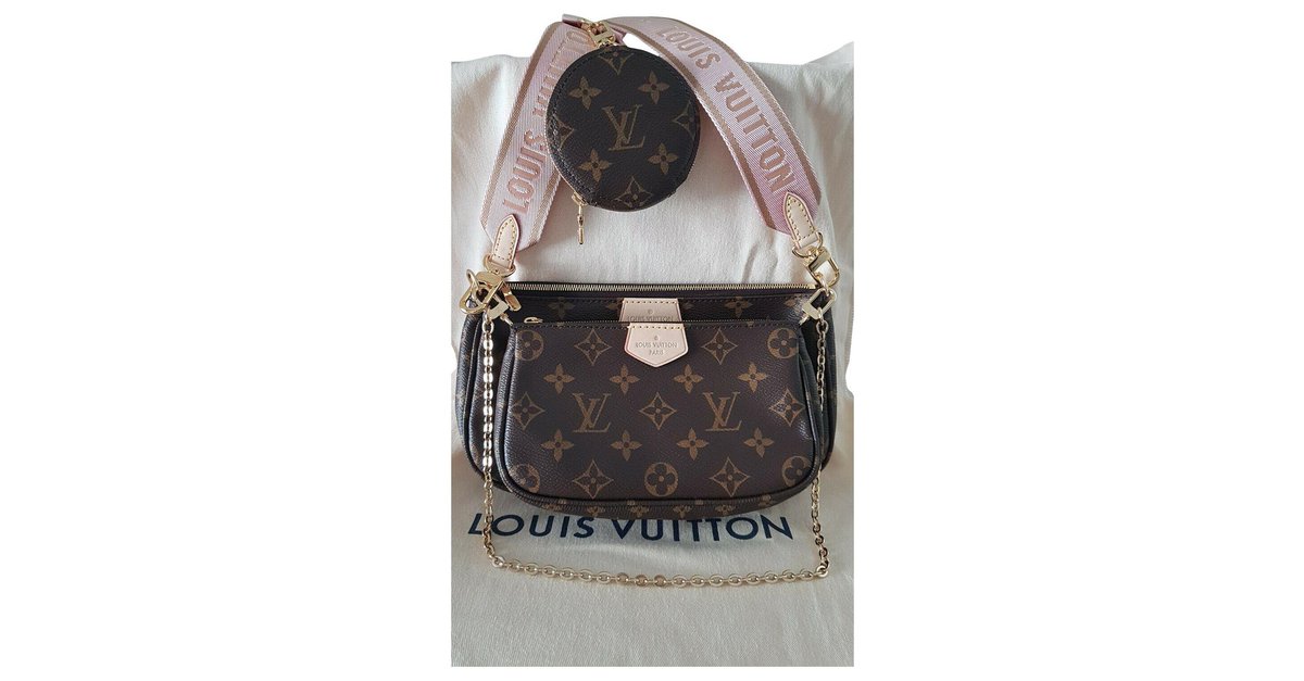 Louis Vuitton Key pouch Multiple colors Leather ref.682600 - Joli Closet