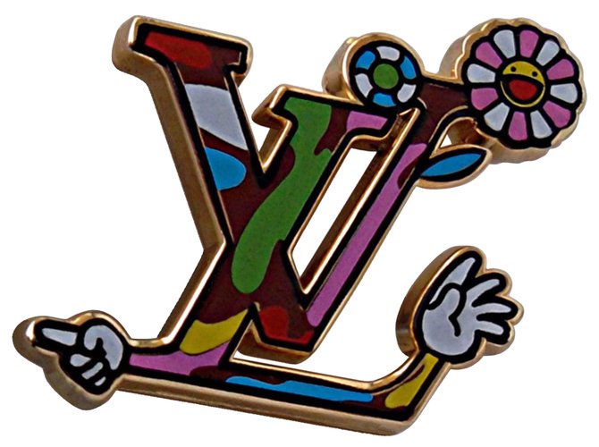Louis Vuitton LV MURAKAMI BROOCH Multiple colors Metal ref