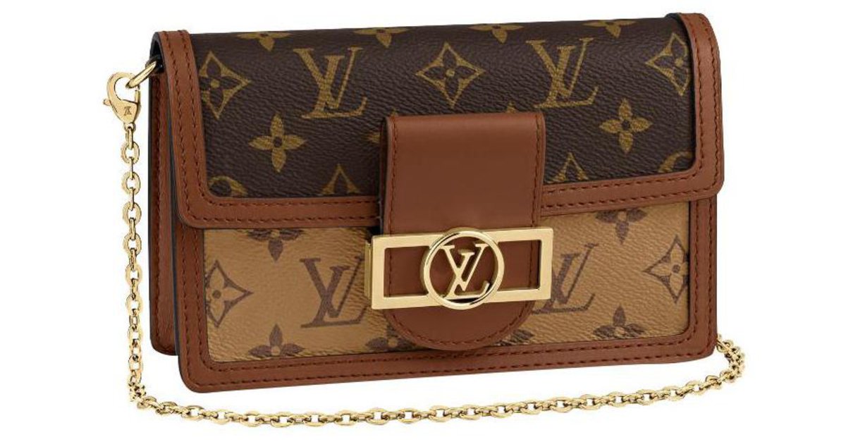 Louis Vuitton LV Dauphine chain wallet new Brown Leather ref.253310 - Joli  Closet