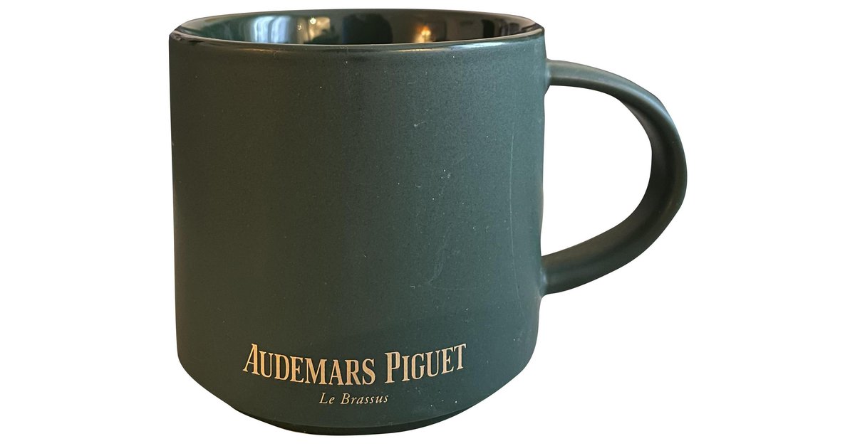 Audemars Piguet collector mug Dark green Ceramic ref.254414