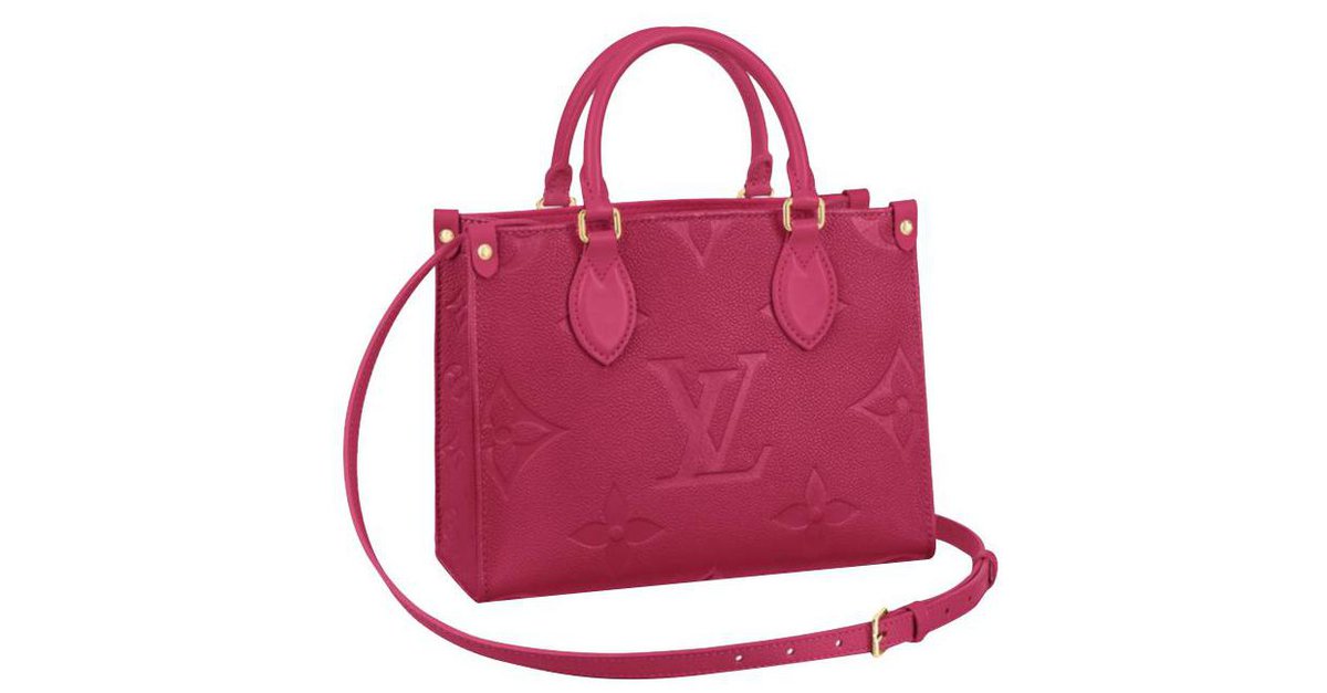 Louis Vuitton LV OntheGo Pm Stardust Green Leather ref.971210 - Joli Closet