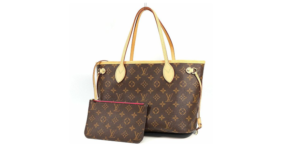 LOUIS VUITTON Neverfull PM Womens tote bag M41245 pivoine Cloth ref.254574  - Joli Closet