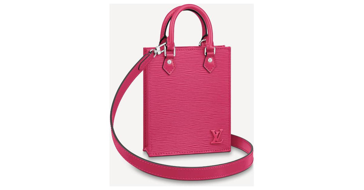 Louis Vuitton Petit Sac Plat Epi Rose Pondicherry